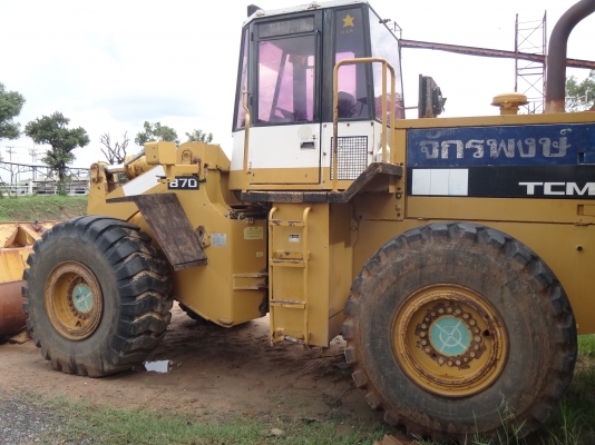ขายด่วน  รถตักล้อยาง   TCM  870   พร้อมใช้งาน  เอกสารพร้อม