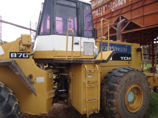 ขายด่วน  รถตักล้อยาง   TCM  870   พร้อมใช้งาน  เอกสารพร้อม