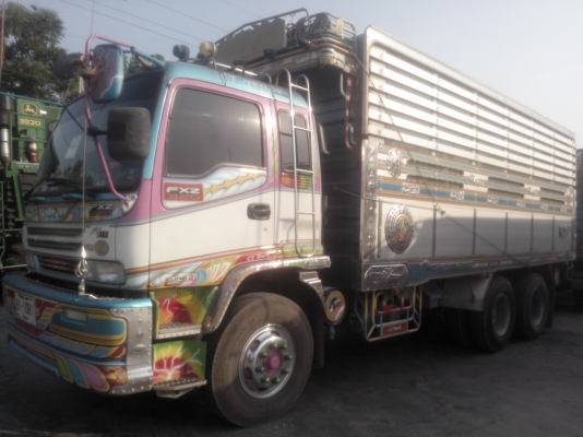 ขายรถอีซุซุเด๊กก้า 320 เม๊กโลดปี51 แม่ลูกดั้มลูกสามเพลา