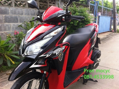 ขายhonda click สีดำเเดง ปี2555 ขายhonda click สีดำเเดง ปี2555