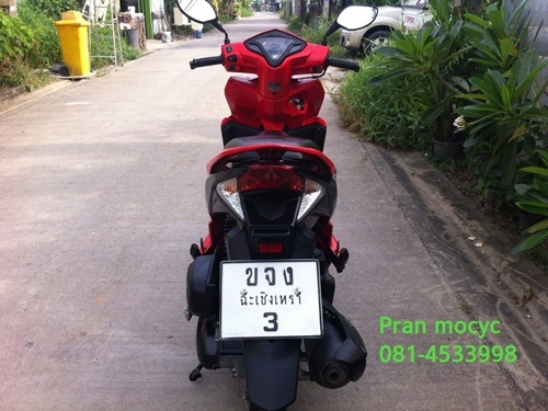 ขายhonda click สีดำเเดง ปี2555 ขายhonda click สีดำเเดง ปี2555