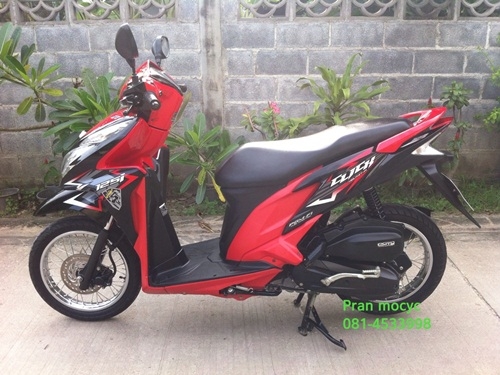 ขายhonda click สีดำเเดง ปี2555