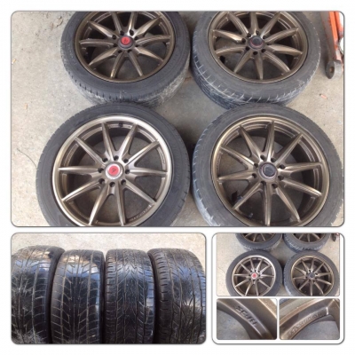 ขายแม็กมือ2ขอบ16 Lenso Samulai 4รู100/114 + ยาง. ราคา 9,900 บ.ถูก