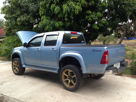ขายรถกระบะ ISUZU D-MAX HILANDER 2.5 4 ประตู สีฟ้า ปี 2007