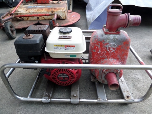 เครื่องสูบน้ำ HONDA 5 แรงพร้อมโข่ง