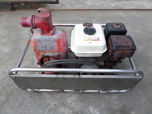 เครื่องสูบน้ำ HONDA 5 แรงพร้อมโข่ง