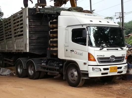 ขายรถบรรทุก HINO 2K 12 ล้อ กระบะเหล็ก ราคา 1,300,000 บาท