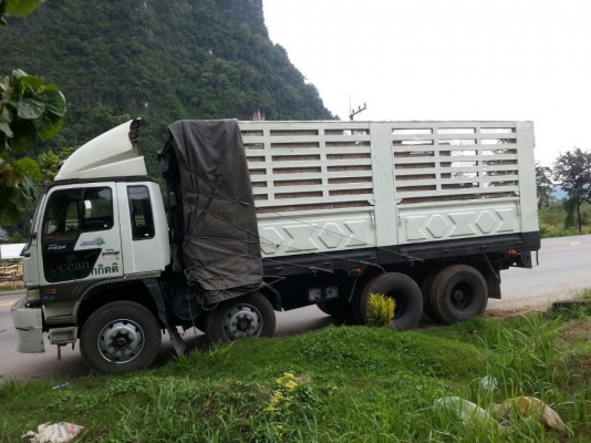 ขายรถบรรทุก HINO 2K 12 ล้อ กระบะเหล็ก ราคา 1,300,000 บาท