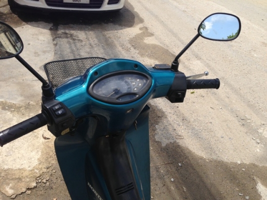 ขาย Wave 125 สีเขียว-ดำ ปี46 ล้อ Max เครื่องพร้อมใช้ 100\% ถูกๆลดได้ ทบ.โอน