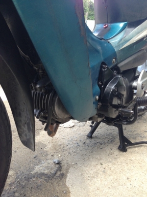 ขาย Wave 125 สีเขียว-ดำ ปี46 ล้อ Max เครื่องพร้อมใช้ 100\% ถูกๆลดได้ ทบ.โอน