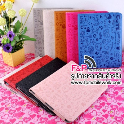 ขายถูก เคสหนัง สำหรับ iPad2 ไอแพด 3 4 สวยมาก ลายการ์ตูน