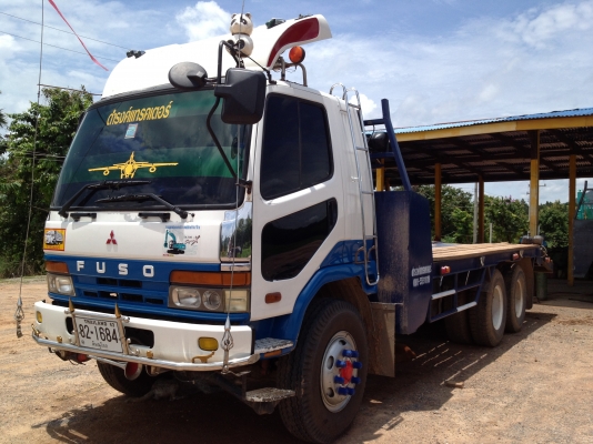 ขายรถ10 ล้อ MITSUBISHI  2 เพลา  ท้ายลาด บรรทุกรถแม็คโคร