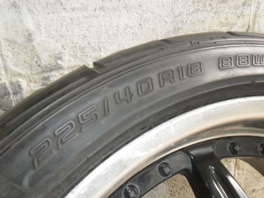 ล้อแม็ก 18นิ้ว 4รู100/114 พร้อมยาง 225/40R18 สวยๆ 4 ล้อ ราคา 8900 บาท ล้อแม็ก 18นิ้ว 4รู100/114 พร้อมยาง 225/40R18 สวยๆ 4 ล้อ ราคา 8900 บาท