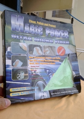 น้ำยาขัดเคลือบสีรถ + ผ้าไมโครไฟเบอร์