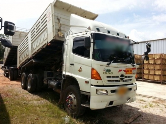 รถฮีโน่ 10 ล้อดั้ม 380 แรงม้า ปี 55 ( รถวิ่ง 13x,xxx กม. )  ( ขายแม่ลูก ) สนใจติดต่อ 081 - 6079515