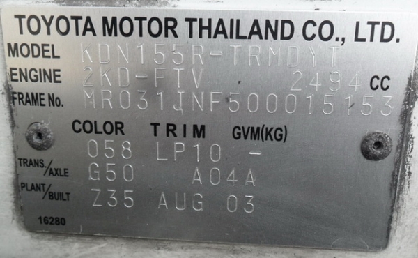 ขายโตโยต้า TIGER D4D