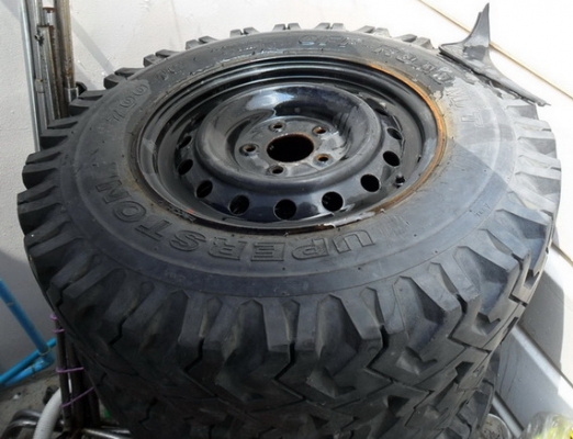 ขายล้อ TOYOTA แบบมียักไว้ใส่ฝาตบ 4 ล้อ