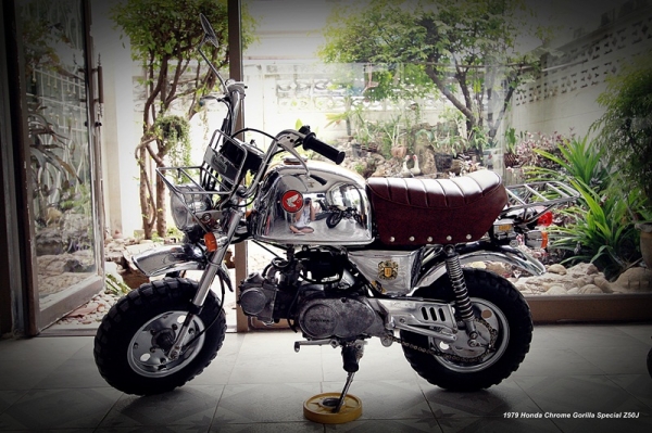 Honda1979 Chrome Gorilla Special Z50j Limited  อุปกรณ์เดิมๆญี่ปุ่นของครบๆทุกชิ้น ระบบสมบูรณ์ครบทุกอย่าง  tel 081 9315599
