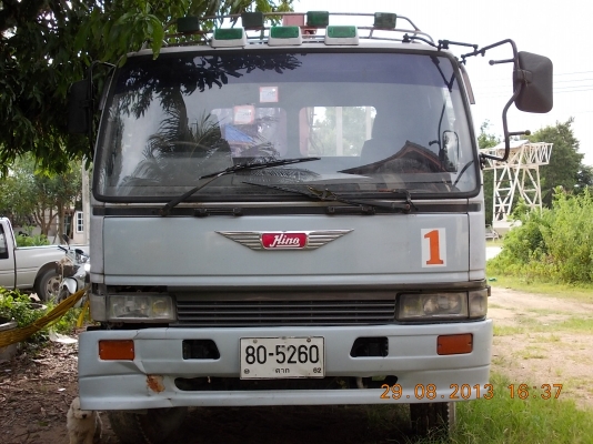 ขายรถบรรทุก HINO 6 ล้อ ติดเครน 3 ตัน
