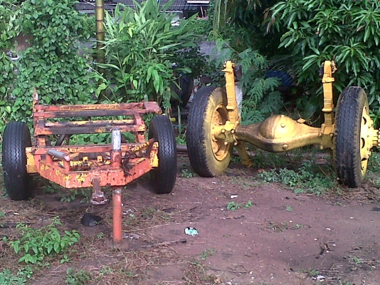 ชุดลากจูงเครื่องปั่นไฟแบบล้อคู่และล้อเดี่ยวมาแล้ว