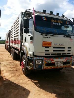 isuzu deca 360 พ่วง กระบะ สามมิตร