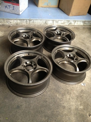 ขายล้อ 5ZIGEN ขอบ15 กว้าง6.5 4/100 สภาพมือ1 ถูกๆครับ 7200