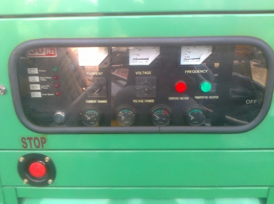 ขายเครื่องปั่นไฟ AsahiiGen  70  KVA เทอร์โบ เป็นตู้เก็บเสียง ด่วน!