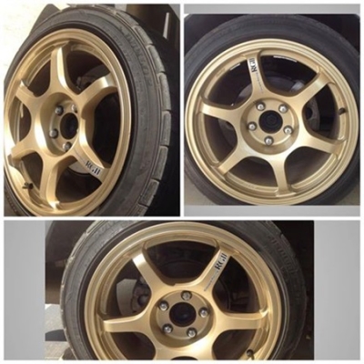 ล้อมือสอง ขอบ17 RG2 5/114. กว้าง8 ออฟ25 พร้อมยาง