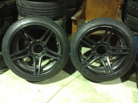 ขายล้อ MR5 BYKIKI ขอบ18 กว้าง10  1คู่ครับ ไม่มียาง 7000.-