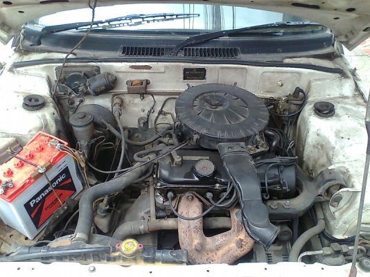 รถเก๋ง MITSUBISHI CHAMP2 ปี 31 รถพร้อมใช้ มีแอร์ คัสซีสวย มีทะเบียน.ราคาต่อรองได้.