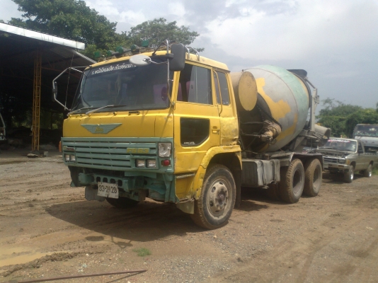 ขายด่วนรถโม่ปูน เครื่อง EK-C ปั๊มไดกิ้น  สองเพลา พร้อมใช้