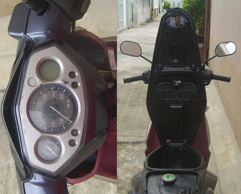 ขาย Yamaha Nouvo Elegance 135cc  จดทะเบียนปี 51 พรบ.หมด มิ.ย.57