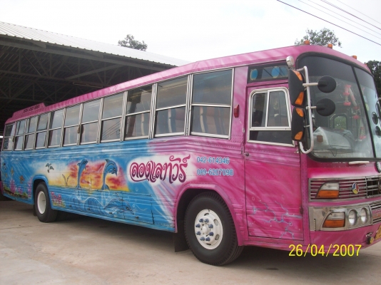 ขายรถบัสพัดลม สภาพดีเยี่ยม ทะเบียนต่อใหม่ หมดอายุ 30 มิ.ย.57   ทะเบียน  30-0069  มุกดาหาร แซสซีเบนซ์ ซื้อไปวิ่งงานได้เลยไม่ต้องทำอะไรอีก เครื่องหน้านิสสัน  PD 260  ระบบเบรคดีเยี่ยม รถใช้งาน  เครื่องเสียงคาราโอเกะพร้อม สุดยอด ไม่ได้วิ่งงานไกล  สนใจติดต่อ