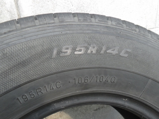 ยาง GoodYear 195R14 ปี08 สวยๆ 1 คู่ ราคา 1900 บาท