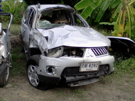 ขายด่วน MITSUBISHI PAJERO SPORTรถอุบัติเหตุ