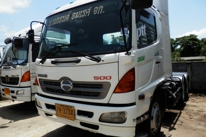 10ล้อหัวลากHINO MEGA 500UROIIIปี52-260แรงม้า