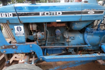 รถไถนา FORD 6600 เสื้อเรียบ ปั้มเหลียม เครื่องT5ผาน3+ดันหน้า