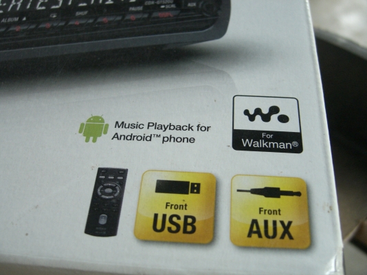 วิทยุ Sony CDX-GT520U Cd/Usb/Androild Phone 2013