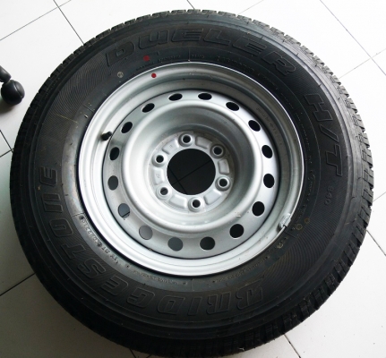ขาย ยางอะไหล่พร้อมกะทะ Bridgestone 245/70 R16 H/T840