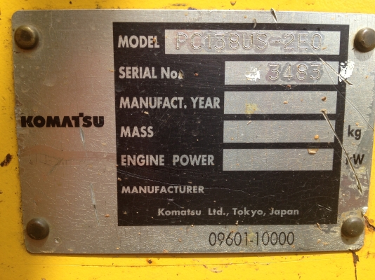 komatsu pc 138us-2EO (คุณประเสริฐ 081-705-7734)