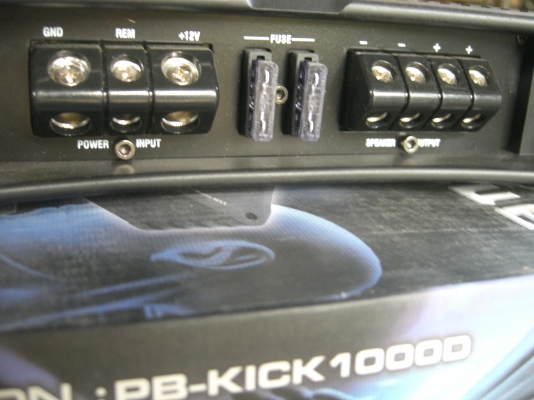 แอมป์ คลาสD  Power Blue PB-Kick1000D 1000Watts