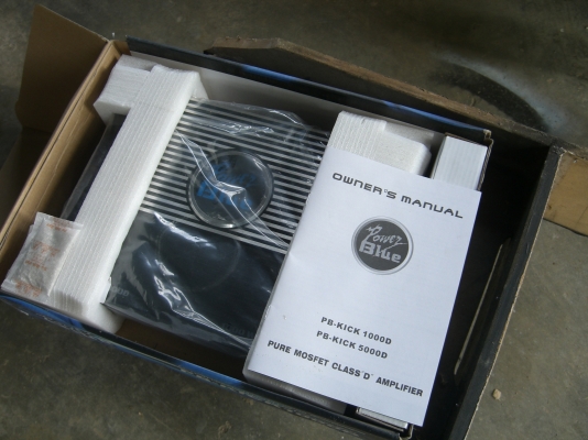 แอมป์ คลาสD  Power Blue PB-Kick1000D 1000Watts