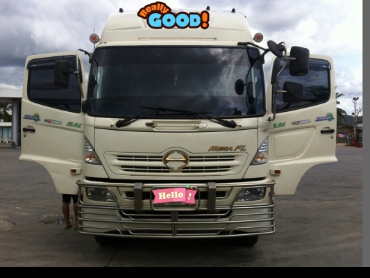 HINO MEGA FL 220 Hp หัว-ครัทซี แต่งหล่อๆครับ (ทีมงานรถคุณภาพ)