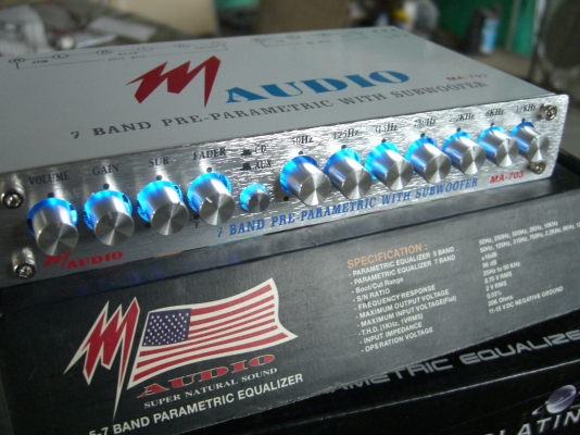 ปรีแอมป์ M Audio MA-703 7 แบนด์ พาราเมติค