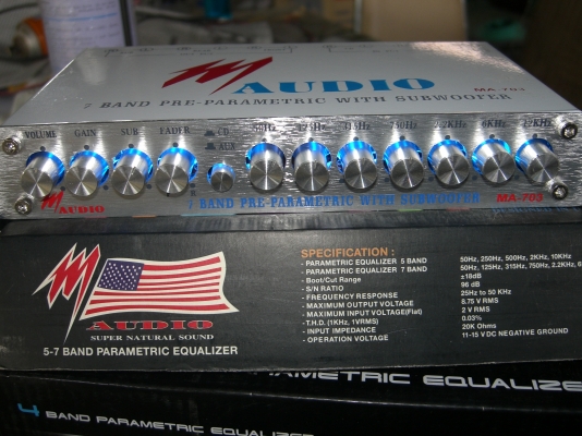 ปรีแอมป์ M Audio MA-703 7 แบนด์ พาราเมติค