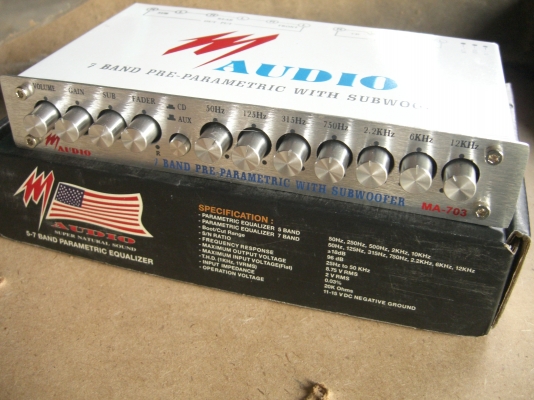 ปรีแอมป์ M Audio MA-703 7 แบนด์ พาราเมติค
