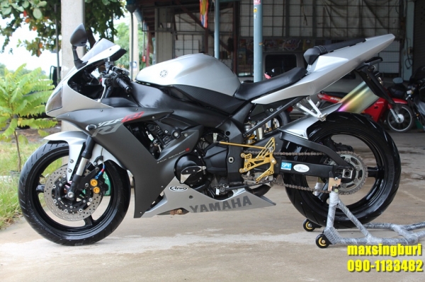 แม็กสิงห์บุรี//YAMAHA R1 ปี2003 (หัวฉีด) สภาพหล่อ สวย ของแต่งเพียบ อินวอย+สรรพาสมิตร 185000