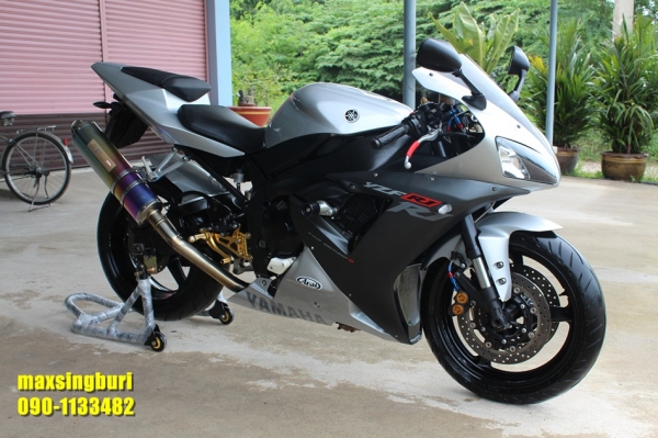 แม็กสิงห์บุรี//YAMAHA R1 ปี2003 (หัวฉีด) สภาพหล่อ สวย ของแต่งเพียบ อินวอย+สรรพาสมิตร 185000