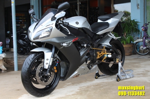 แม็กสิงห์บุรี//YAMAHA R1 ปี2003 (หัวฉีด) สภาพหล่อ สวย ของแต่งเพียบ อินวอย+สรรพาสมิตร 185000