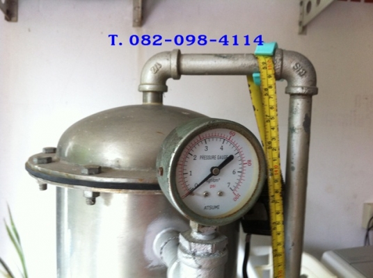 ถังกรองน้ำสแตนเลส 304 พร้อมสารกรอง